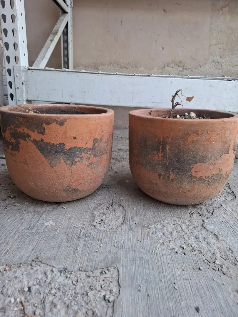 Macetas de barro